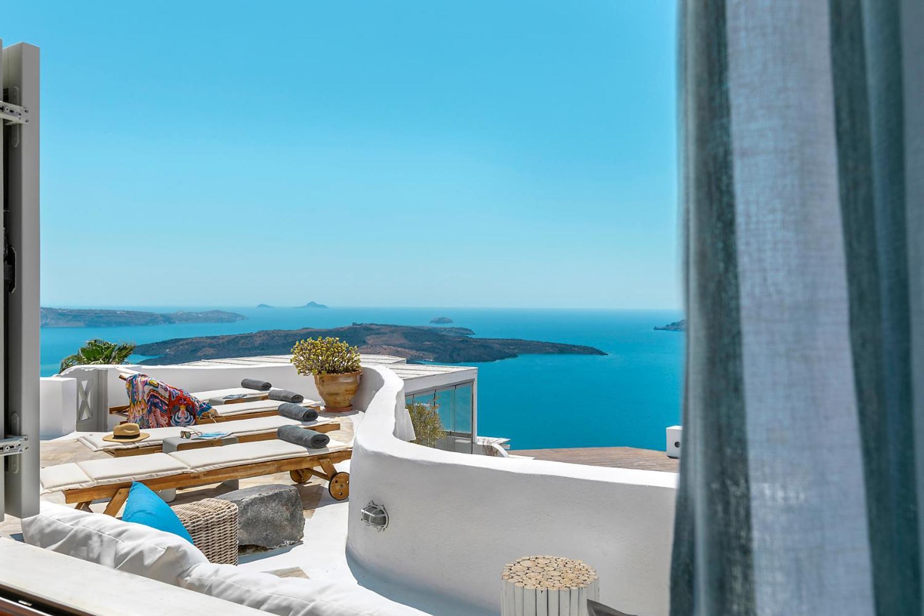 180° Caldera By Stylish Stays Firostefani Eksteriør bilde